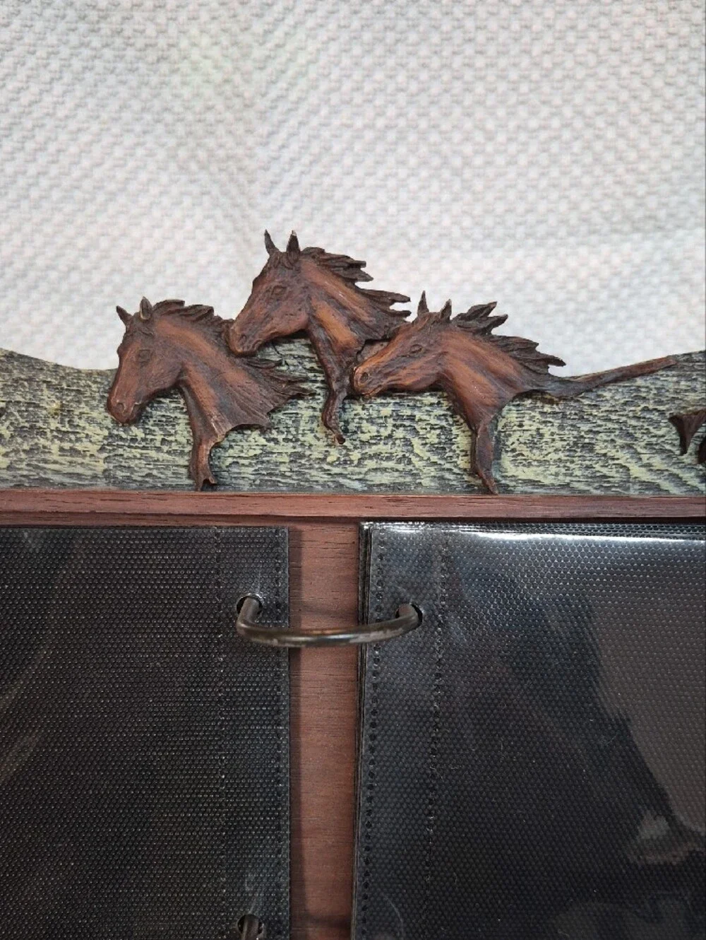 Equestrian Horse Themed Photo Album / Display Wooden
